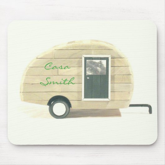 Tiny Teardrop Trailer Thunder_Cove Mousepad (Vorne)