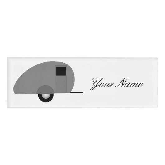 Tiny Teardrop Trailer Thunder_Cove Namenschild (Vorderseite)