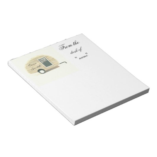 Tiny Teardrop Trailer Thunder_Cove Notizblock (angewinkelt)