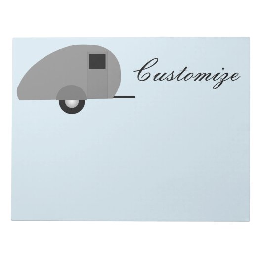 Tiny Teardrop Trailer Thunder_Cove Notizblock (Vorderseite)
