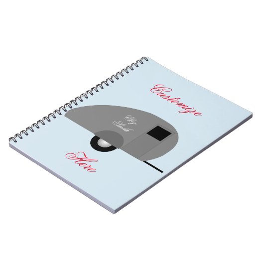 Tiny Teardrop Trailer Thunder_Cove Notizblock (Linke Seite)