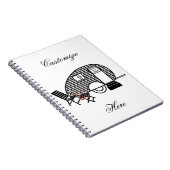 Tiny Teardrop Trailer Thunder_Cove Notizblock (Rechte Seite)