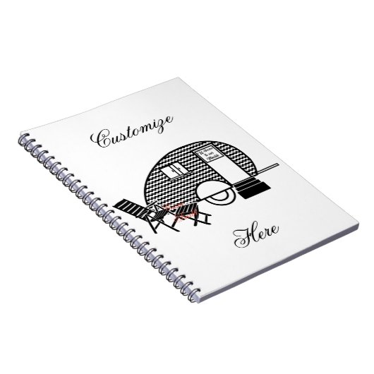 Tiny Teardrop Trailer Thunder_Cove Notizblock (Rechte Seite)