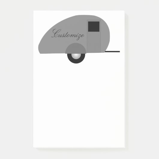 Tiny Teardrop Trailer Thunder_Cove Post-it Klebezettel (Vorderseite)