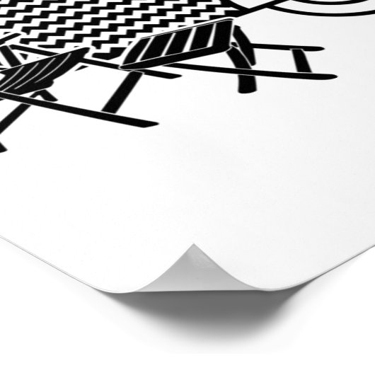 Tiny Teardrop Trailer Thunder_Cove Poster (Ecke)