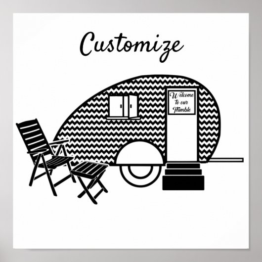 Tiny Teardrop Trailer Thunder_Cove Poster (Vorne)