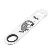 Tiny Teardrop Trailer Thunder_Cove Speed Flaschenöffner (Vorderseite Schrägansicht)