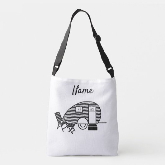 Tiny Teardrop Trailer Thunder_Cove Tragetaschen Mit Langen Trägern (Rückseite)