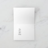 Tiny Teddy Bear Einladung (Innenseite)