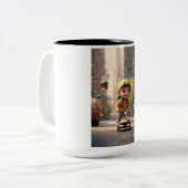 Tiny Terran Explorer: Adventures in Cuteness Tasse (Vorderseite Links)