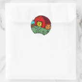 Tiny Thomas farm Runder Aufkleber (Tasche)