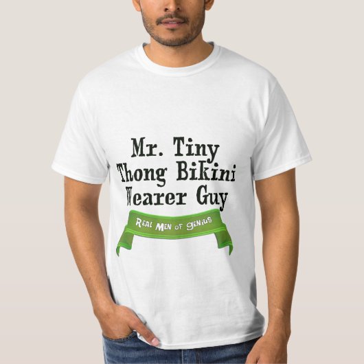 TIny Thong Bikini T-Shirt (Vorderseite)
