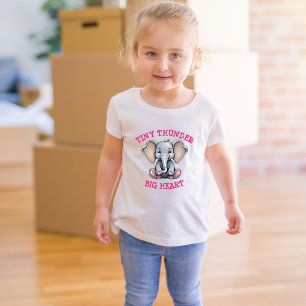 Tiny Thunder, Big Heart Kleinkind Tshirt
