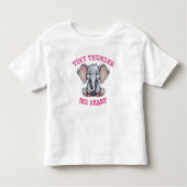 Tiny Thunder, Big Heart Kleinkind Tshirt (Vorderseite)