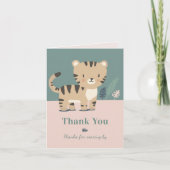 Tiny Tiger Geburtstags-Dankeskarten Dankeskarte (Vorderseite)