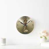 Tiny Tim Christmas Holiday Gift Runde Wanduhr (Zuhause)