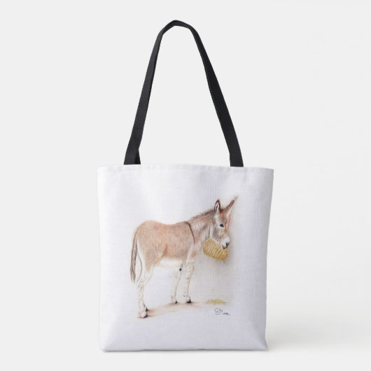 Tiny Tim Donkey Tote Bag Tasche (Rückseite)