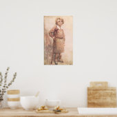 Tiny Tim... Seine aktive kleine Krücke Poster (Küche)