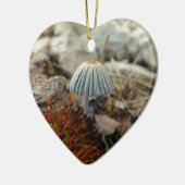 Tiny Toadstool Keramik Ornament (Links)