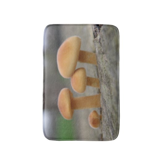 Tiny Toadstools Macro Bath Mat Badematte (Vorderseite Vertikal)