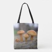 Tiny Toadstools Macro Tote Bag Tasche (Rückseite)