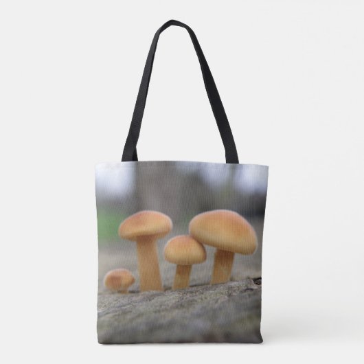 Tiny Toadstools Macro Tote Bag Tasche (Rückseite)