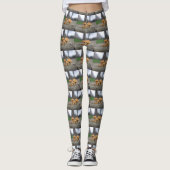 Tiny Toadstools Makro Leggings (Vorderseite)