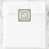 Tiny Toes Square Sticker (Tasche)