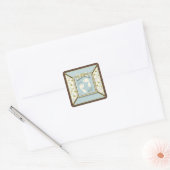 Tiny Toes Square Sticker (Umschlag)