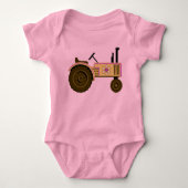Tiny Tomboy Tractor Baby Strampler (Vorderseite)