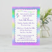 Tiny Tootsies Einladung (Stehend Vorderseite)