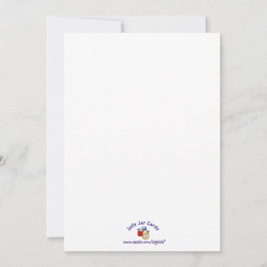 Tiny Tootsies Einladung (Rückseite)