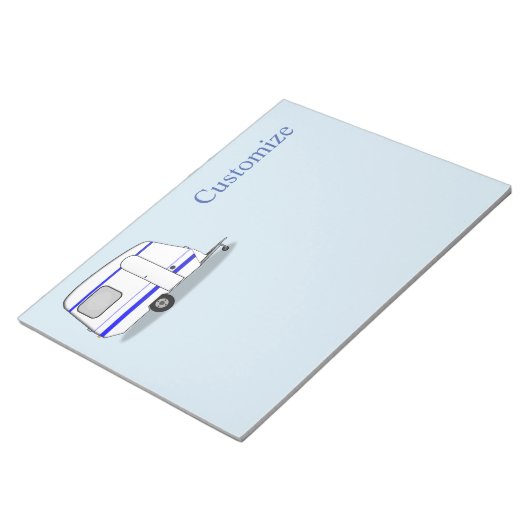 Tiny Trailer Sinti und Roma Caravan Thunder_Cove Notizblock (angewinkelt)