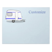 Tiny Trailer Sinti und Roma Caravan Thunder_Cove Notizblock (Vorderseite)