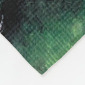 Tiny Tree Frog auf einer BlackBerry-Malerei Fleecedecke (Ecke)