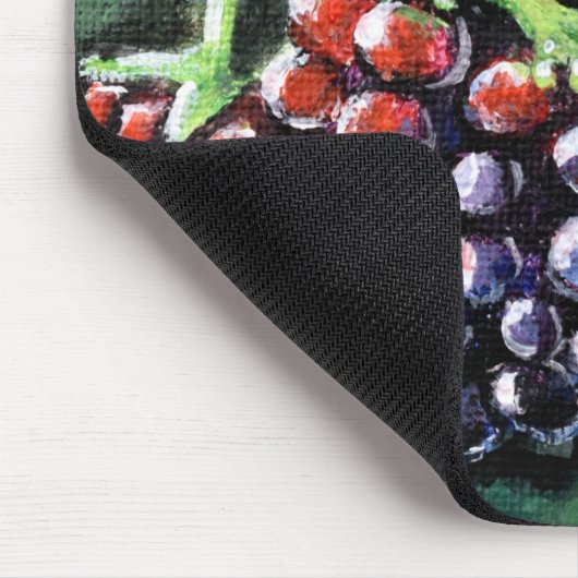 Tiny Tree Frog auf einer BlackBerry-Malerei Mousepad (Ecke)