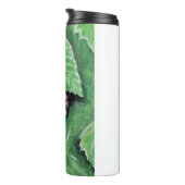 Tiny Tree Frog auf einer BlackBerry-Malerei Thermosbecher (Nach rechts gedreht)