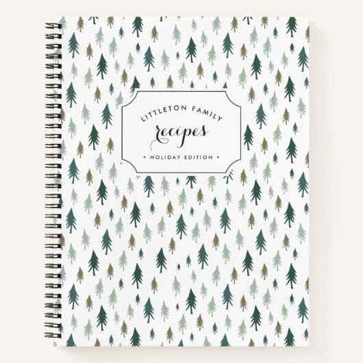 Tiny Trees | Rezept für Feiertage Notizblock (Vorderseite)