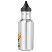 Tiny Trex Personalisiert Fußball spielen Edelstahlflasche (Rechts)