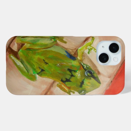 Tiny Tropical Frog Case-Mate iPhone Hülle (Rückseite (Horizontal))