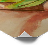 Tiny Tropical Frog Poster (Ecke)