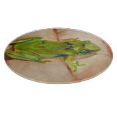Tiny Tropical Frog Schneidebrett (Ecke)