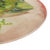 Tiny Tropical Frog Schneidebrett (Ecke)