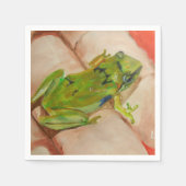 Tiny Tropical Frog Serviette (Vorderseite)