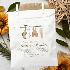 Tiny Trotter Future Angler Fishing Babydusche Geschenktütchen