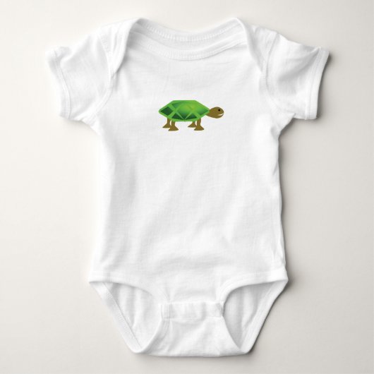Tiny Turtle Baby Strampler (Vorderseite)
