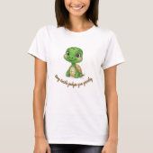Tiny Turtle beurteilt Sie T-Shirt (Vorderseite)