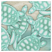 Tiny Turtles Sea and Sand ID696 Stoff (Nahaufnahme)