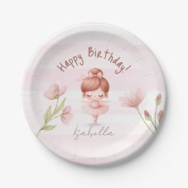 Tiny Twirls – Ballerina  Pappteller