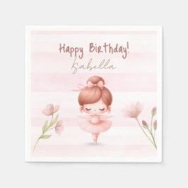 Tiny Twirls – Ballerina  Serviette